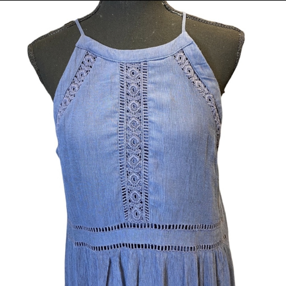 Halter Dress w/ Pockets - Picture 2 of 14